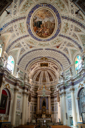 San Giovanni baroque church in Scicliのeditorial素材