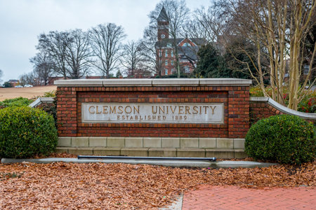 A public land grant research university in Clemson, South Caroliのeditorial素材
