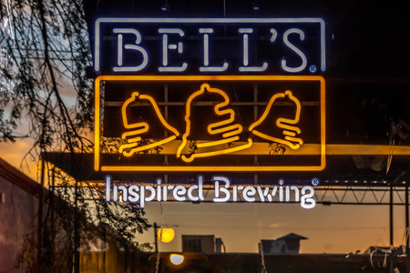 A pub and sandwich shop in Tucson, Arizonaのeditorial素材