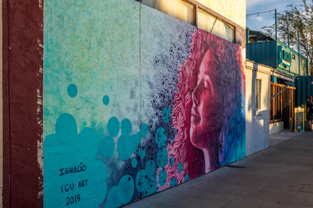 A public art of decorative design collection in Tucson, Arizonaのeditorial素材
