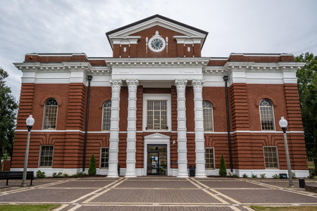 A government building in Talladega, Alamabaのeditorial素材