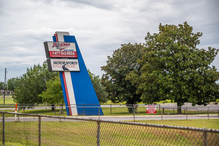 An international motorsports complex in Talladega, Alamabaのeditorial素材