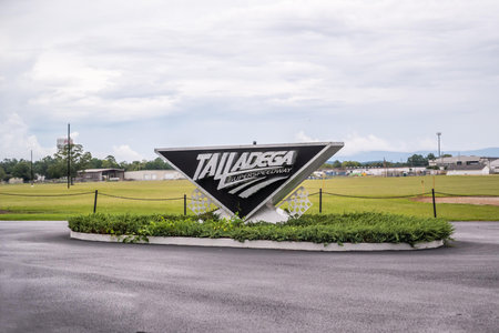 An international motorsports complex in Talladega, Alamabaのeditorial素材