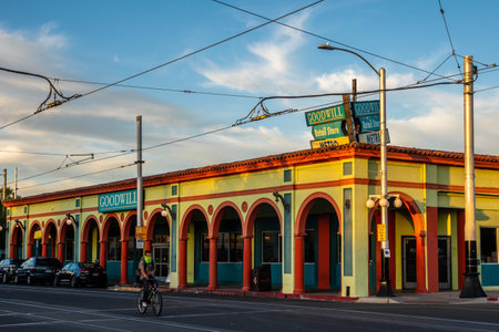 A sale of commodities or goods in Tucson, Arizonaのeditorial素材