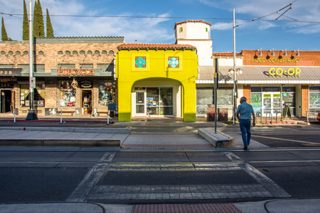 The very beautiful town of Tucson, Arizonaのeditorial素材