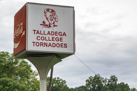A historical black liberal arts college in Talladega, Alamabaのeditorial素材