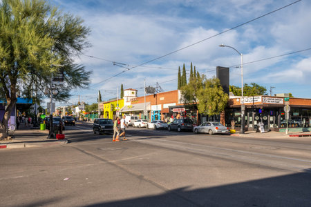 The very beautiful town of Tucson, Arizonaのeditorial素材
