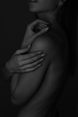 Poster bw sexy body of young womanのeditorial素材