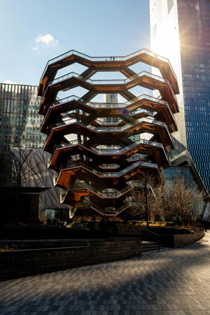 New York City, Art, Vessel - New York City, Hudson Yards, Outdoorsのeditorial素材