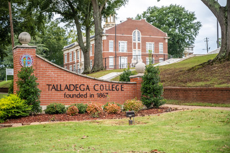A historical black liberal arts college in Talladega, Alamabaのeditorial素材