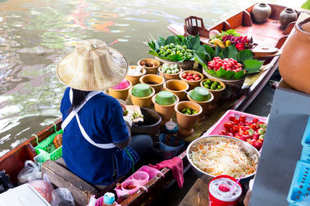 Floating marketの写真素材