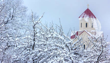 Falling snow