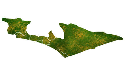 Israel map detailed visualization for country place,travel,texture and backgroundの写真素材