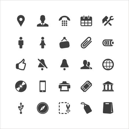 Retina Social Icon Setのイラスト素材