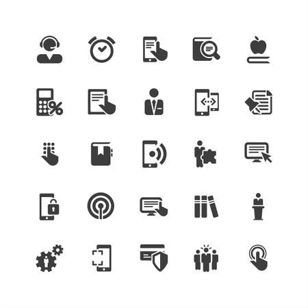 Retina Business Icons Setのイラスト素材