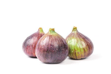 Fresh figs isolated on white の写真素材