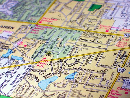 map roadsの写真素材