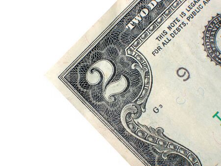 two dollar bill detail