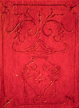 The Carving old woodの写真素材