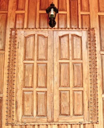 The Wooden windowの写真素材