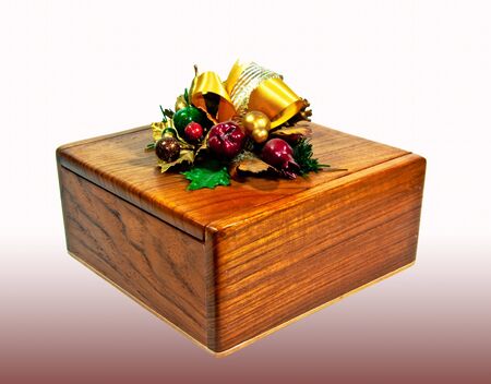 The Wooden gift boxの写真素材