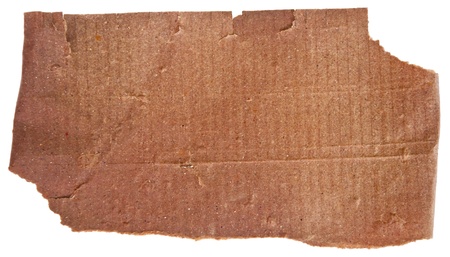 The Old paper isolated on white  backgroundの写真素材