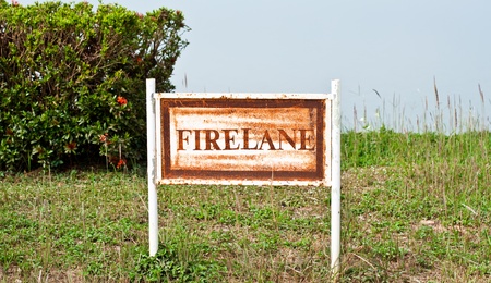 The Firelane frameの写真素材
