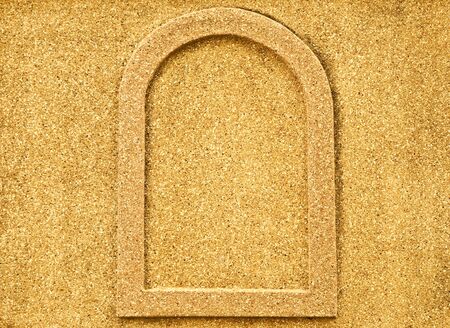 The Wall  frame on wall backgroundの写真素材