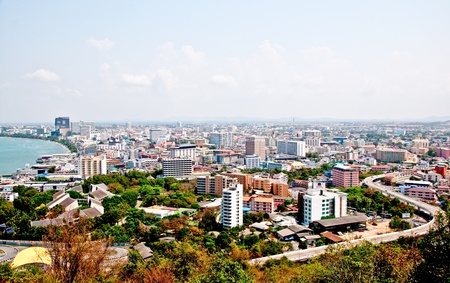 The Expressway curve at pattaya city,Thailandのeditorial素材