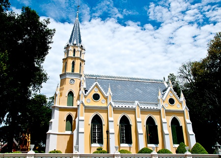 Wat nivet thamma pravat temple  at ayuttaya province,Thailand