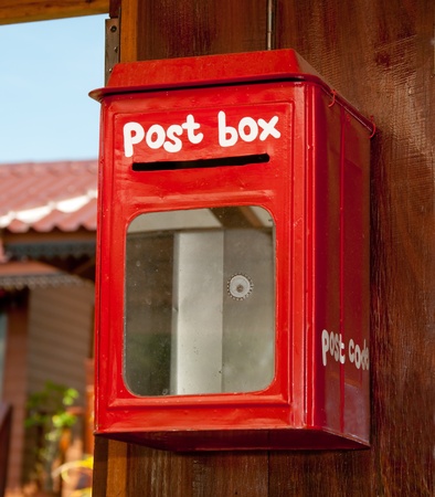 The Red postboxの写真素材