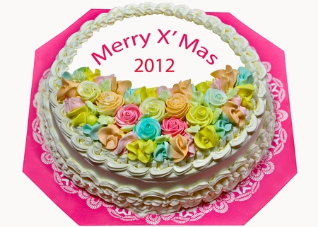 The Beautiful cake of 2012の写真素材