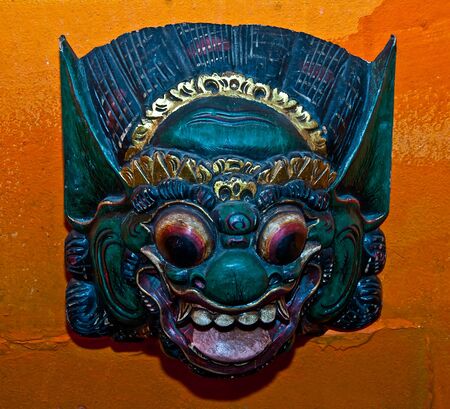 The Traditional Balinese maskの写真素材