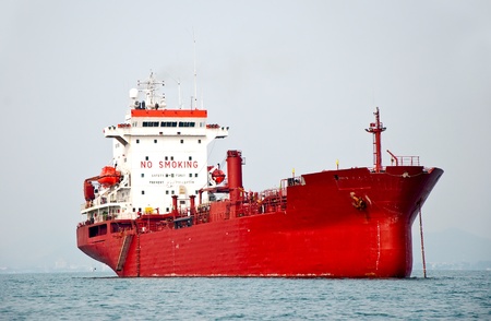The Big boat of oil tankerのeditorial素材