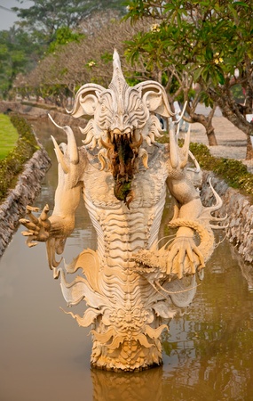 The Devil statue at Wat Rong Khun, Chiangrai, Thailandの写真素材