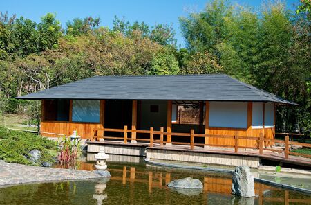 The Ancient house of japanese styleの写真素材
