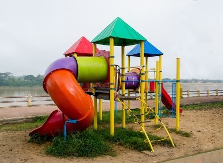 Colorful of playgroundの写真素材