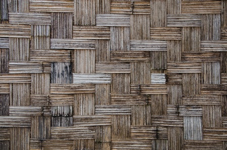 Bamboo weave wallの写真素材