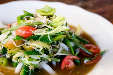 Papaya salad thai styleの写真素材