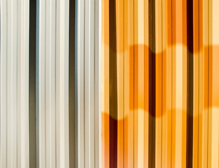 Colorful roof metal