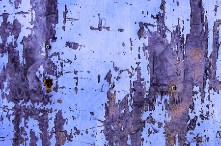 Rusty painted metal surface backgroundの写真素材
