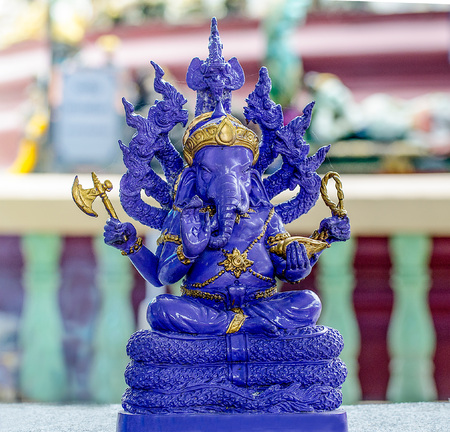 Sculpture of ganeshaの写真素材