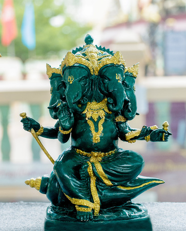 Sculpture of ganeshaの写真素材