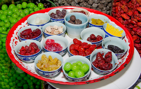 Colorful of dried fruit