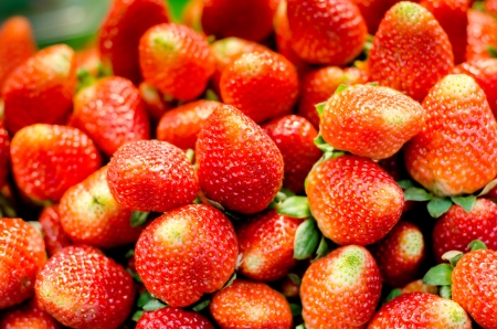 Fresh strawberry in the marketの写真素材