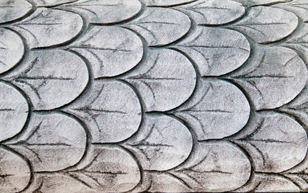 Carving rock scale of dragonの写真素材