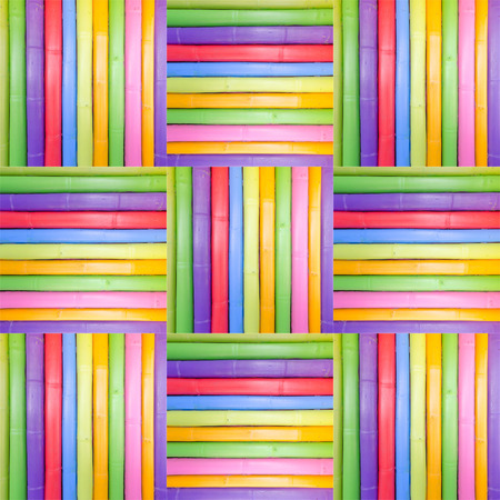 Colorful of woodの写真素材