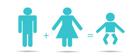 Process of human life.Vector illustrationの写真素材