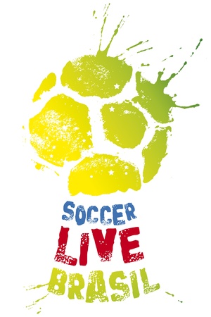 brazil soccer gobletのイラスト素材