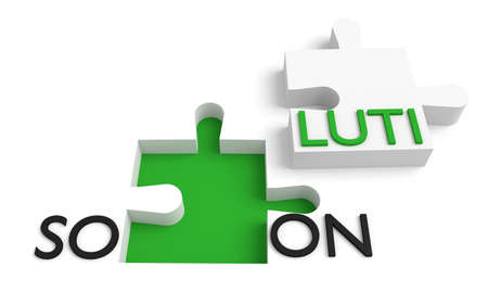 Missing puzzle piece, solution, green